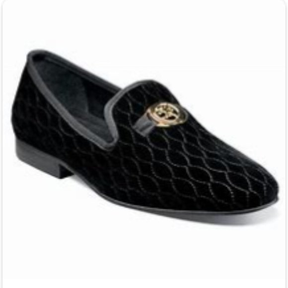 Stacy Adams Other - New Stacey Adams VALET VELOUR SLIP ON BIT LOAFERS 10.5